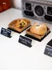 Placa Apagável para Bolo Pão Display Placa L Vertical Metal Apagável Manuscrita Preço
