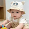 Chapéus de Bebê para Primavera e Outono, Estilo Fino, Chapéus de Sol com Proteção Solar para Bebês ao Sair, Chapéus de Pescador Infantis Fofos, Chapéus Bucket