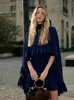 DZ Conjunto de dos piezas de vestido de gasa elegante de primavera/verano nuevo transfronterizo europeo y americano con camisola interior de moda
