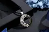 Colar de Prata de Lei S925 com Doze Signos do Zodíaco, Personalizado Simples com Pedra Olho de Gato, Corrente de Clavícula Tendência, Pingente de Prata Pura para Homens e Mulheres