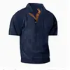 26 Cruzado Primavera y Otoño Talla Europea de Amazon Suéter Pulóver Casual para Hombre Cuello Alto Manga Corta Pana Tejido
