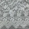 Tejido de encaje jacquard elástico para vestidos, tejido de encaje arrugado para ropa, fabricante de tejido de encaje de verano