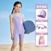 Nuevo Traje de Baño Infantil Youyou, de una Pieza, sin Mangas, para Entrenamiento en Piscina, para Niñas Mayores y Adolescentes, al por Mayor