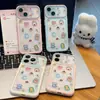 Aplicable a iPhone 18 Pegatinas de Animales Pequeños de Dibujos Animados Funda de Teléfono con Ventana Grande Apple 17 Pro Max Funda Protectora Linda