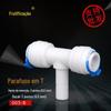 Acessórios para purificador de água 3 pontos de conexão rápida 7011 Conector Tee Acessórios para conector de filtro Acessórios para purificador de água