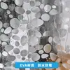 Cortina de Ducha Peva Impresa en 3D Transfronteriza en Stock, Engrosada, Impermeable, a Prueba de Moho, Divisor de Baño, Incluye Ganchos