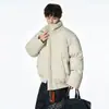 NASA SOBRE Jaqueta de algodão estilo americano com gola alta, casaco curto de algodão masculino para primavera e outono, jaqueta puffer masculina