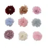 4cm Outono Precoce Super Fada Menina Gentil Chiffon Malha Flor Acessórios de Flor DIY Acessórios de Cabelo Adorno de Cabeça Brincos Acessórios