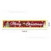 Banner de Feliz Navidad 2026 Estilo Nuevo Tela de Fondo Decoraciones para Fiesta Navideña Muñeco de Nieve Papá Noel con Tiras de Luz