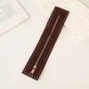Estilo Popular Transfronterizo Doble Cara Piel Cremallera Cosida a Mano Cremallera de Piel PU Accesorios para Bolsos DIY Cabeza de Cremallera Venta al por Mayor