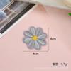 Novos Patches de Tecido de Flores, Patches Bordados Coloridos de Margaridas, Patches Criativos para Decoração de Sapatos e Chapéus, Etiquetas de Tecido para Decoração de Roupas
