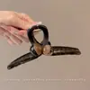 Pinza para el Cabello de Alta Gama Estilo Coreano, Pinza de Tiburón Grande de Dongdaemun, Adecuada para Cabello Grueso, Pasador para Mujeres, Pinza para la Parte Posterior de la Cabeza
