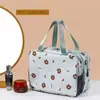 Bolsa de Cosméticos de Nuevo Estilo para Mujer, Neceser Portátil, Gran Capacidad, Separación Seco y Húmedo, Bolsa de Almacenamiento para Ducha de Viaje, Diseño de Dibujos Animados