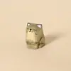 Llavero colgante de talla de madera hecha a mano para llaves de coche de gato, colgante para mochila escolar de mascota linda femenina, regalo para novias, venta al por mayor