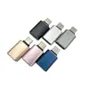 Venta al por mayor de fábrica adaptador OTG de dos cabezales de alto brillo TYPE-C a usb3.0 adaptador de transferencia de datos para conectar memoria USB