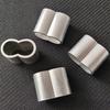 Hebilla de aluminio de 8 palabras con cuerda elástica, directa de fábrica, cable de acero, hebilla de aluminio, clip de cinta, hebilla de aluminio plana, hebilla de aluminio engrosada tipo O.