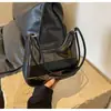 Bolsa de Gelatina Transparente Moda Coreana para Mulheres Verão 2026 Nova Bolsa Transversal Estilosa Bolsa Simples de Alta Qualidade para Ombro