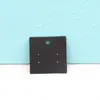 Paquete de 100 Tarjetas Negras para Joyería al por Mayor para Pendientes, Collares, Pinzas para el Cabello, Broches, Anillos y Pulseras