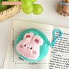 Porta-moedas de Pelúcia Desenho Animado Fofo Mini Macio Moe Bolsa de Armazenamento de Moedas Estudante Portátil Bolsa para Fone de Ouvido Pequeno Presente