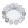 Tianxinghe cao Pulseira de Cristal Branco de Cristal Natural para Mulheres, Presente Versátil, Pulseira Fogo de Artifício Branco Laranja Gelo Rosa Atacado