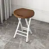 Taburete plegable de plástico, portátil para uso doméstico, taburete pequeño para adultos, taburete alto para exteriores, taburete redondo simple engrosado, silla para dormitorio