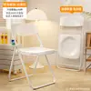 Taburete de Moda Ins Silla Popular Cibernética Silla de Maquillaje Silla para Fotos Portátil para el Hogar Silla Plegable Acrílica Silla de Comedor Silla Transparente