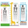 Directamente del fabricante: Gráfico de Visión Logarítmico Estándar de 3.5 m, Versión de Dibujos Animados Engrosada para Uso Doméstico, Gráfico de Letras E para Niños, Diseño Gratuito