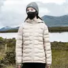 Jaqueta de Casal para Exterior, Quente e Resistente ao Frio, Capuz Removível, Jaqueta de Penas de Grafeno para Casal, Casaco Casual com Capuz, 80% Penas de Pato