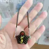 Mini Bolsa de Desenho Criativo para Casa de Bonecas Pingente Modelo DIY Pendurado no Pescoço Acessório de Boneca de Pelúcia