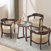 Usado casa de chá vento loja de chá com leite sofá individual cadeira B&B hotel cadeira de lazer mesa e cadeiras de café cadeira de lazer de varanda