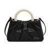 Bolsas para Mulheres 2025 Nova Bolsa Nuvem Plissada de Alta Qualidade Bolsa de Mão de Pérolas Design Nicho Bolsa Transversal de Ombro Único