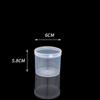 Caixa de plástico transparente direta da fábrica caixa de armazenamento transparente caixa de ferramentas caixa de armazenamento de cartão de papel pequeno