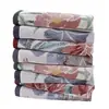 Nueva Toalla Jacquard de Gasa Algodón Puro Lavado de Cara Flor Cuadrada Grande Toalla de Mano para Colgar Toalla Cuadrada de Gasa Coreana para Bebé