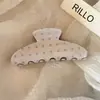 Pinza plana para el cabello que no lastima la parte posterior de la cabeza, adecuada para mujeres con cabello fino, pinza de cocodrilo elegante y exquisita, pasador versátil
