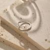 Anillo de Perla con Forma de Serpiente de Plata de Ley S925 Completo para Mujer, Primavera y Verano, Anillo de Agua Dulce Simple y Moderno, Ajustable