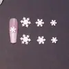Acessórios de Nail Art de Floco de Neve de Natal para Outono e Inverno, Brincos DIY de Resina Fofos, Pequenos Acessórios, Decorações de Unha Usáveis, Capa de Celular