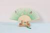 Abanico Sonrisa Estilo Antiguo Abanico Área Escénica Abanico Estilo Antiguo para Mujer Puede Emitir Facturas Abanico Plegable Accesorios Hanfu Abanico Plegable Estilo Chino