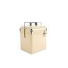 Refrigerador portátil retro de 13 l para exteriores, para coche, camping, cubo de hierro, bloque de hielo, congelador de alimentos frescos