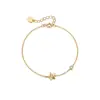 Pulsera de Plata de Ley S925 con Zirconia de Estrella Yuanfan para Mujer, Diseño de Nicho Ins Europeo y Americano, Joyería Exquisita y Versátil al por Mayor