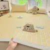 2026 Nuevo Juego de Tres Piezas de Esterilla Refrigerante de Tela Gruesa Bordada con Dibujos Animados Sábana para Cama Infantil Esterilla de Seda de Hielo de Verano Esterilla Suave para Aire Acondicionado