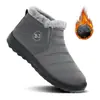 Zapatos de algodón invierno transfronterizos TEMU botas de nieve talla grande poliuretano más terciopelo engrosados botines protección contra el frío al aire libre cálidos zapatos de algodón