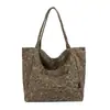 Bolsa de Mão Estampa de Leopardo Feminina 2026 Novo Estilo Tendência Outono Pequena Nicho Ins Exquisita Bolsa de Ombro Grande Capacidade Bolsa Tote para o Dia a Dia