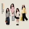 TUTU Elefantinho Roupas Infantis Suéter de Tricô para Meninas Roupa de Outono e Inverno Infantil 2026 Novo Estilo Top para Crianças Maiores Camada Interna