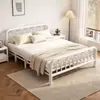 Cama plegable para siesta en casa Oficina en casa Habitación de alquiler Simple Cuatro pliegues Apilable Ancha Doble Cama plegable Simple Tipo extensible Cama para siesta