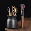 Clip de Madera Maciza Accesorios para Tazas Juego de Té Taza de Té de Caballero Pinza para Ceremonia del Té Juego de Té Seis Pinzas Kung Fu Lavado Madera de Bambú Metabo