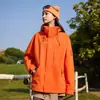 Chaqueta Abrigo de Montañismo 3 en 1 Azul Resistente al Viento Repelente al Agua para Mujeres y Hombres Estilo Nuevo 2026
