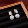 Brincos de Prata Vintage Estilo Corte com Design de Gota Cravejada de Diamantes, Exagerados e Únicos, Brincos de Tarraxa Versáteis com Senso de Design, Brincos de Nicho para Mulheres