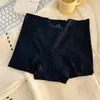 2026 Nuevo Estilo Calzoncillos tipo bóxer para Mujer, Pantaletas de Cuatro Esquinas Estilo Europeo, Ropa Interior de Seda de Hielo para Mujer, Longitud Extendida, Entrepierna de Algodón 10A, Transpirable, Cintura Media