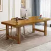 Escritorio de madera maciza escritorio para computadora sala de estar hogar escritorio de estudio mesa de estudio moderno simple mesa extra gruesa
