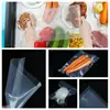 Sacos a vácuo transparentes para alimentos, espessados para 16 e 19 mils, com um design selado a vácuo para frescor, apresentando uma superfície lisa e projetados para compressão a vácuo